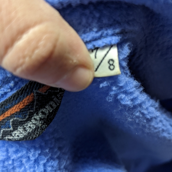 VTG 90’s PATAGONIA. Retro Synchilla Fleece full zip periwinkle. MINT condition. - Picture 11 of 11